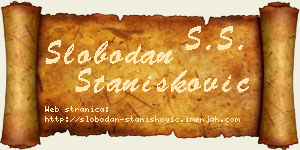 Slobodan Stanišković vizit kartica